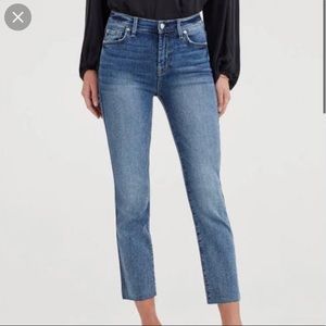 7 for all Mankind Edie Cropped Jeans